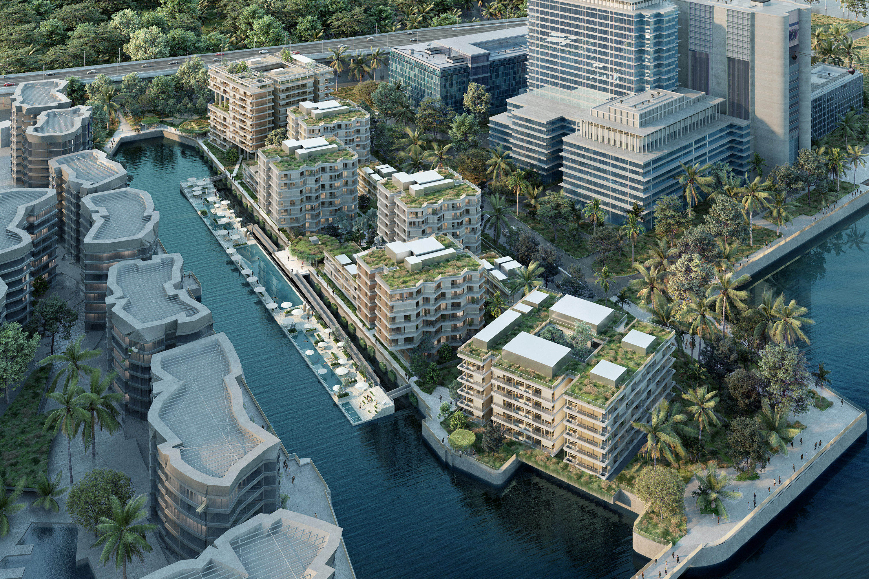 KCAP Begin Constuction on 'The Reef' at King’s Dock in Singapore